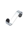 Metal Sticky Hooks, Self Adhesive Back, Silver, Stainless Steel - MARKET 99
