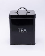 Metal Storage Jar, Tea Jar, Black, Iron, 1.7 Litre - MARKET 99