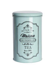 Metal Tea Jar - Green, 900 Ml - MARKET 99