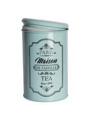 Metal Tea Jar - Green, 900 Ml - MARKET 99