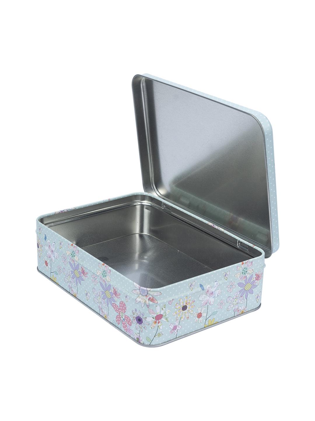Metal Tin Storage Organiser Box - MARKET 99