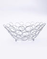 Metal Wire Countertop Fruit Basket, Fruit Holder Stand, For Kitchen, Silver, Iron - MARKET 99