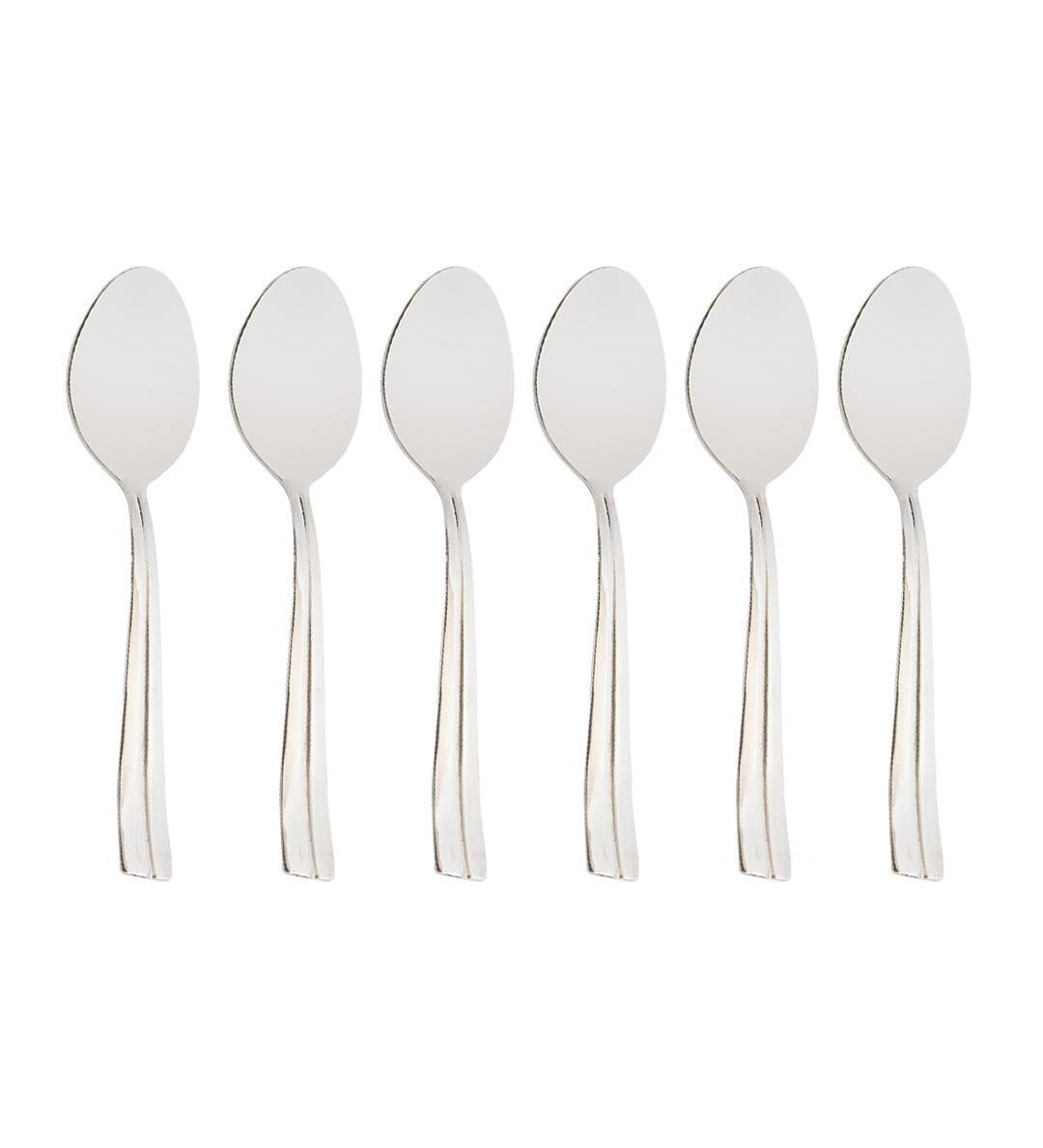 Midline Steel Tableware Cutlery Set Of 18 Pcs With Stand in Silver Colour - MARKET 99