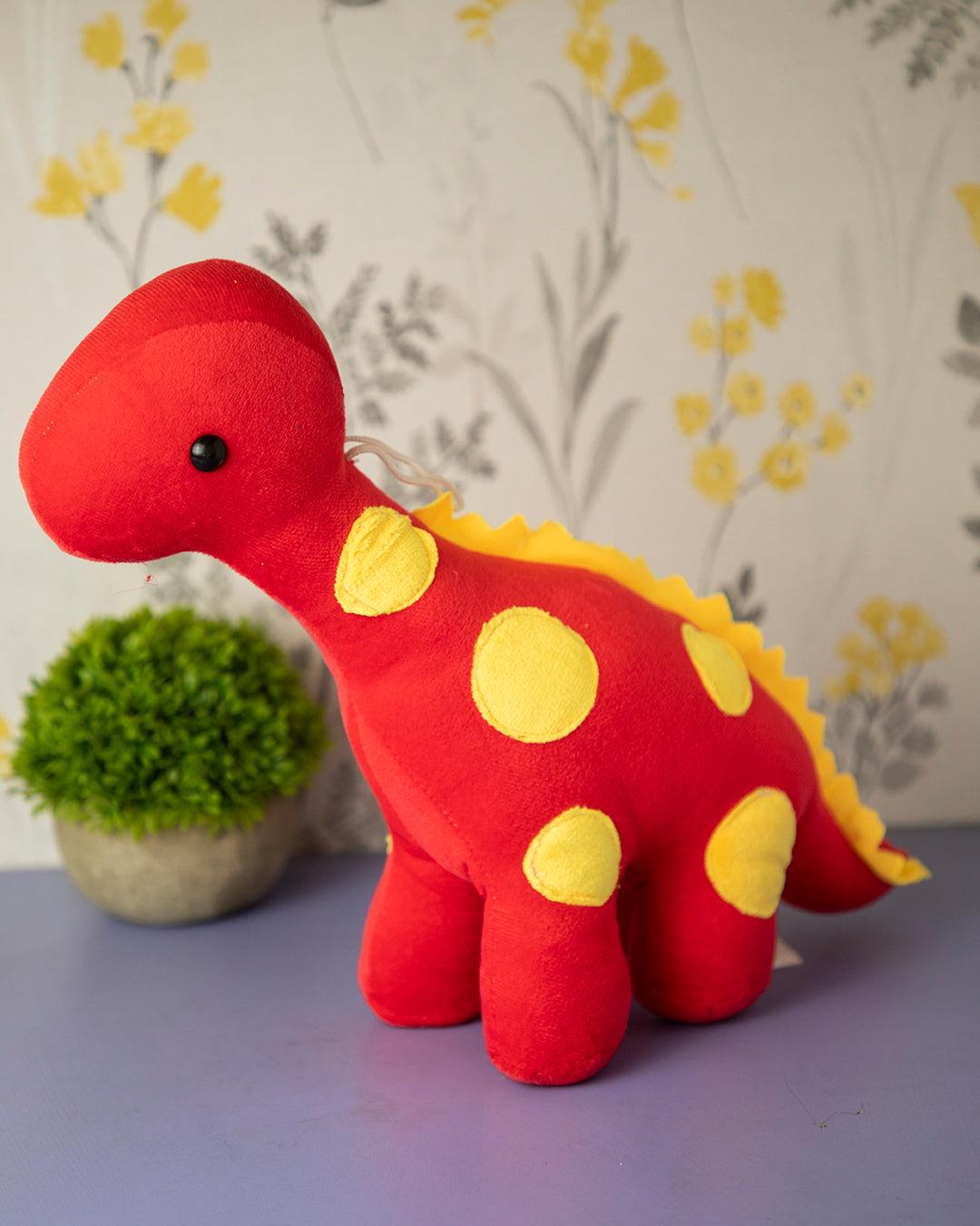 Millo Dino, Plush Toy, Red, Polyester - MARKET 99