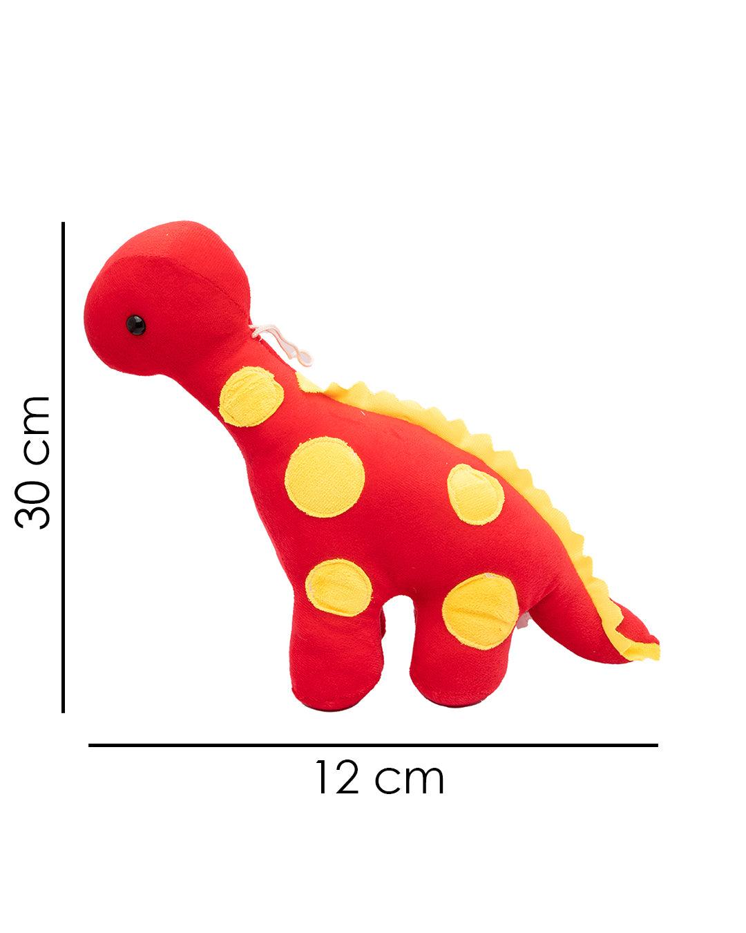 Millo Dino, Plush Toy, Red, Polyester - MARKET 99