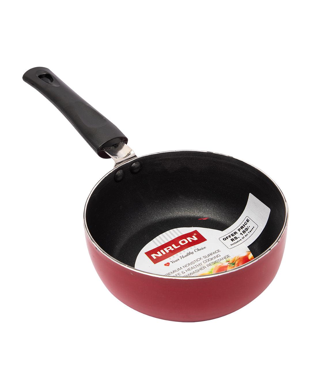 Mini Nonstick Saucepan, Red, Aluminium, 600 mL - MARKET 99