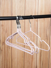 Modern Cloth Hanger, Peach, Iron, Set of 10 - MARKET 99