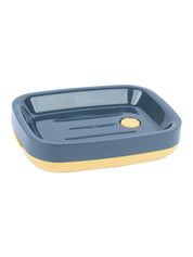 Modern Self Draining Soap Dish Holder - Blue