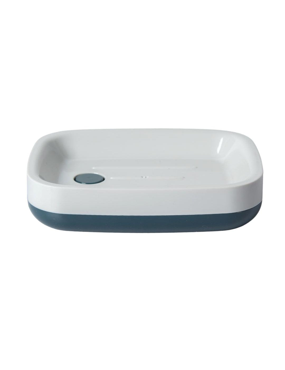 Modern Self Draining Soap Dish Holder - White
