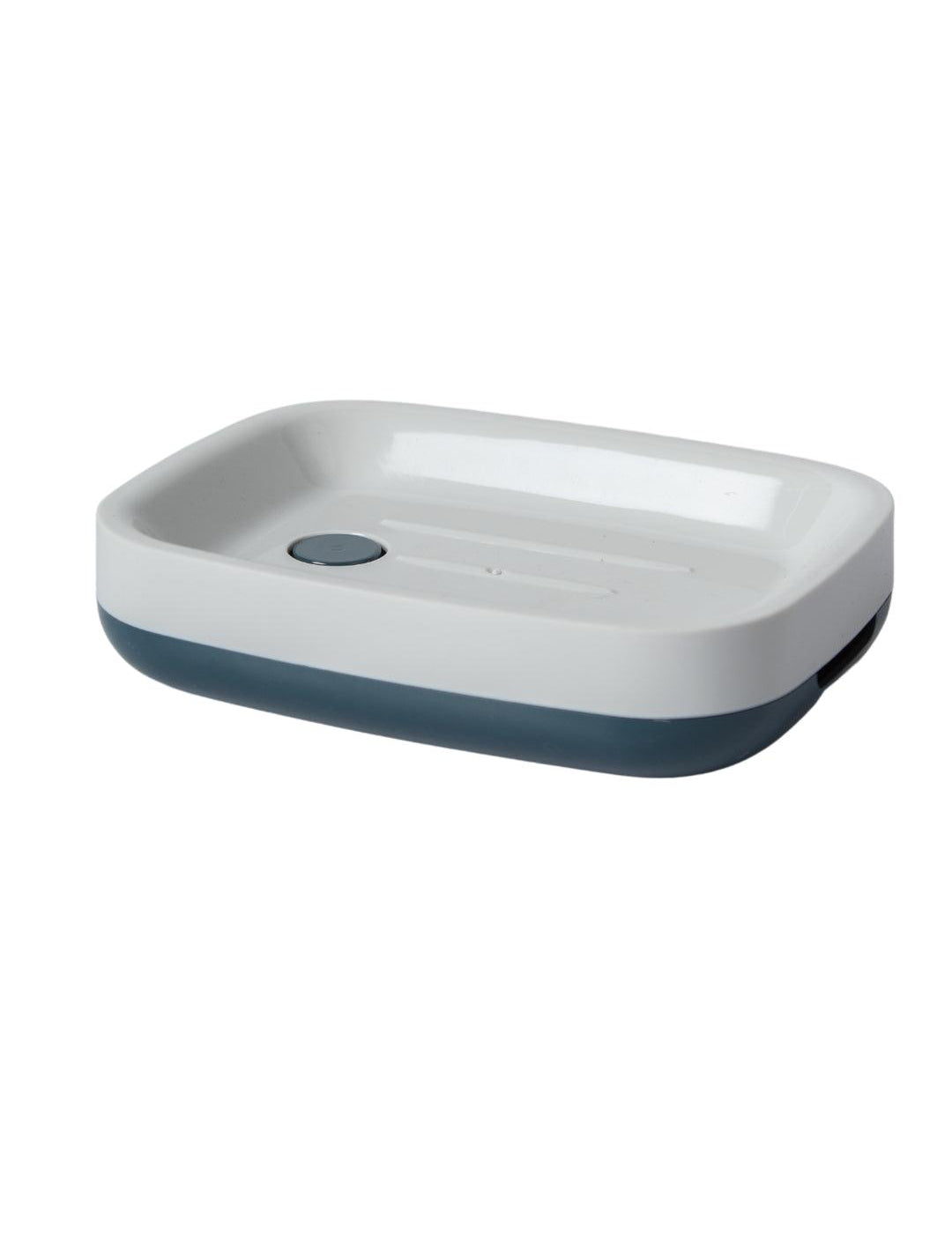 Modern Self Draining Soap Dish Holder - White