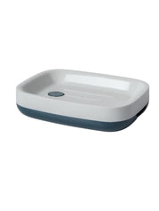 Modern Self Draining Soap Dish Holder - White