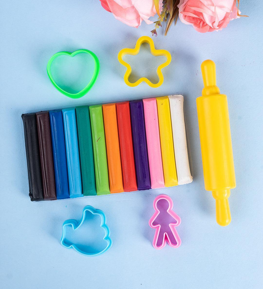 Moulding Clay Set, Multicolour, Clay, Set of 17 - MARKET 99