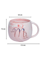 Mr. Royal Marble Mug - 350mL, Pink - MARKET 99