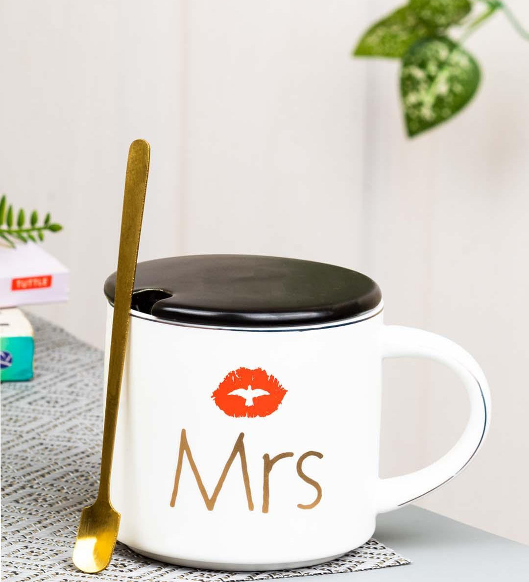 Mrs Coffee Mugs - (420mL, White) - MARKET 99