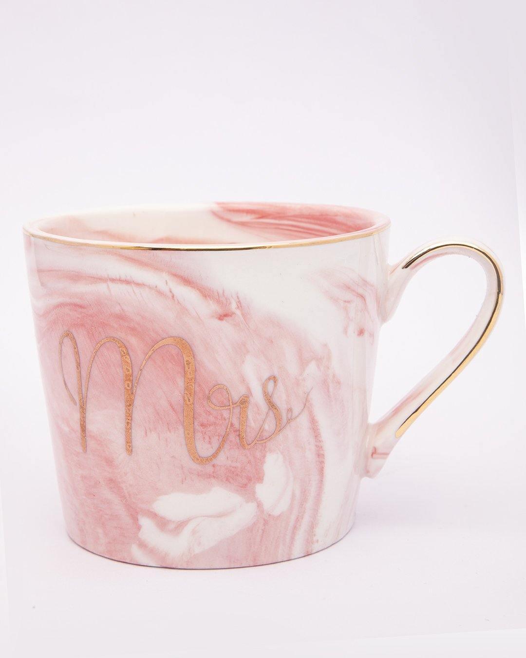Mrs Mug, Pink, Ceramic, 350 mL - MARKET 99