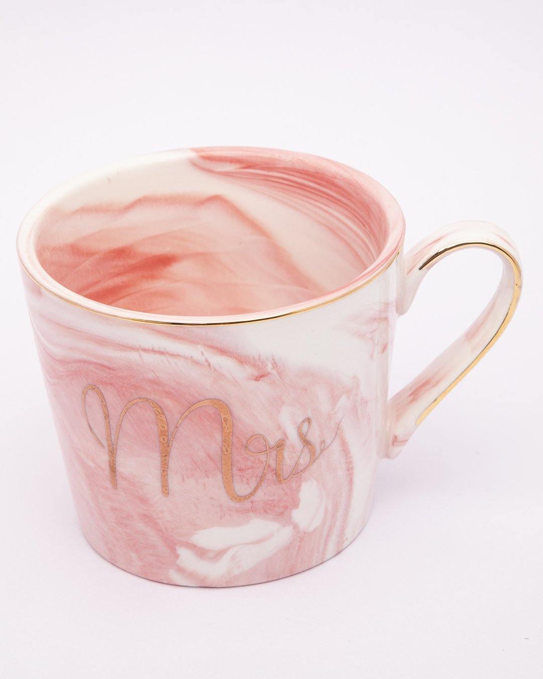 Mrs Mug, Pink, Ceramic, 350 mL - MARKET 99