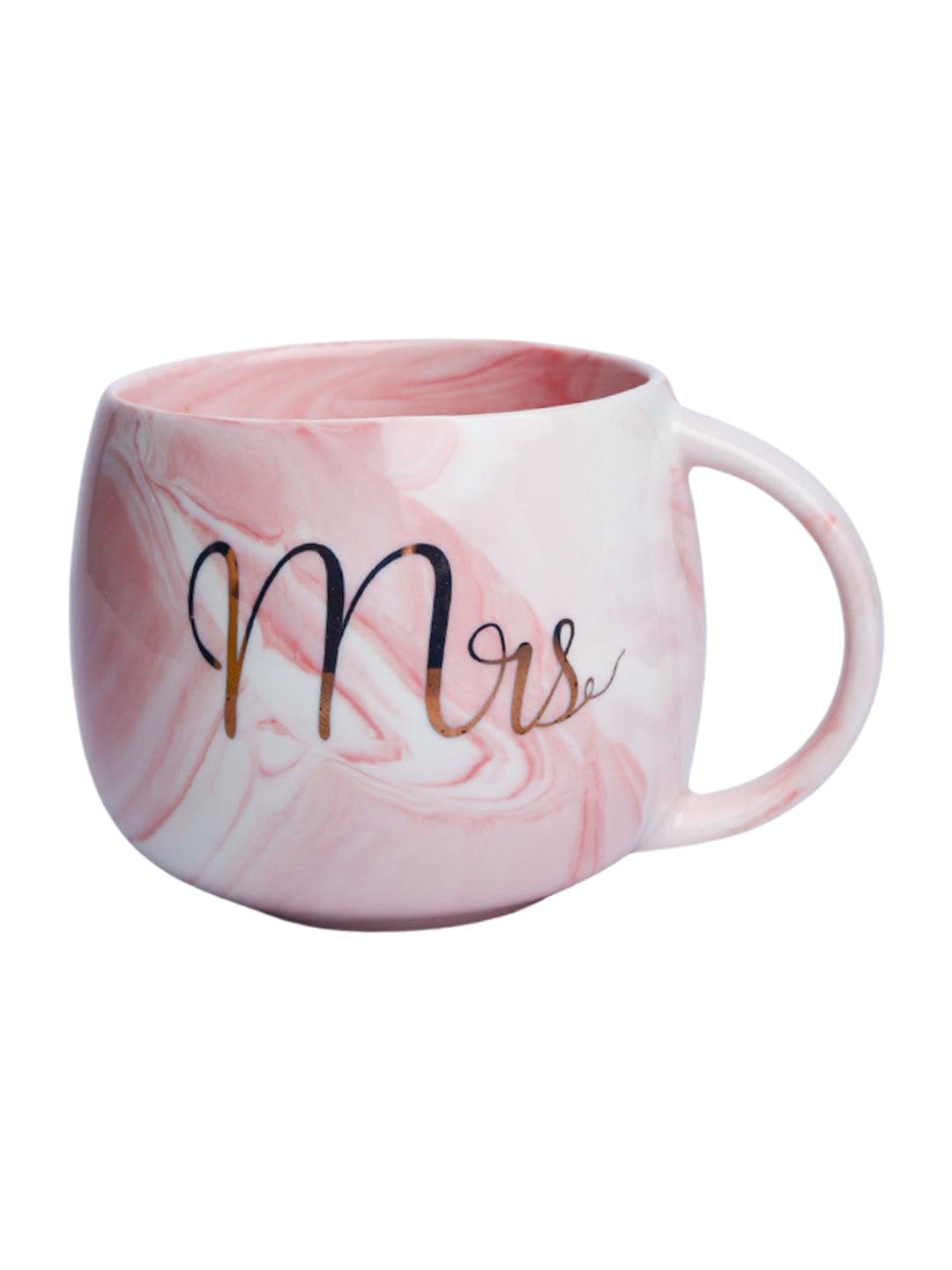 Mrs. Royal Marble Mug - 350mL, Pink - MARKET 99