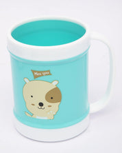 Mug, Cartoon Animal Print, Light Green, Plastic - MARKET 99