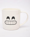 Mug, Emoji Print, for Tea & Coffee, White, Ceramic - MARKET 99