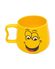 Mug, Emoji Print, Yellow, Plastic, 500 mL - MARKET 99