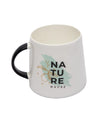 Mug, Pure Nature, White, Ceramic, 220 mL - MARKET 99