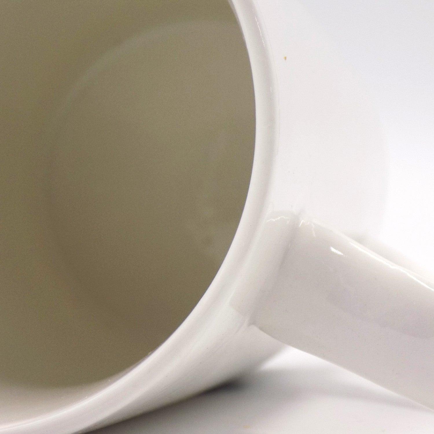 Mug with Lid & Spoon, Flamingo Print, Tea & Coffee Mug, Ceramic, White, 400 mL - MARKET 99