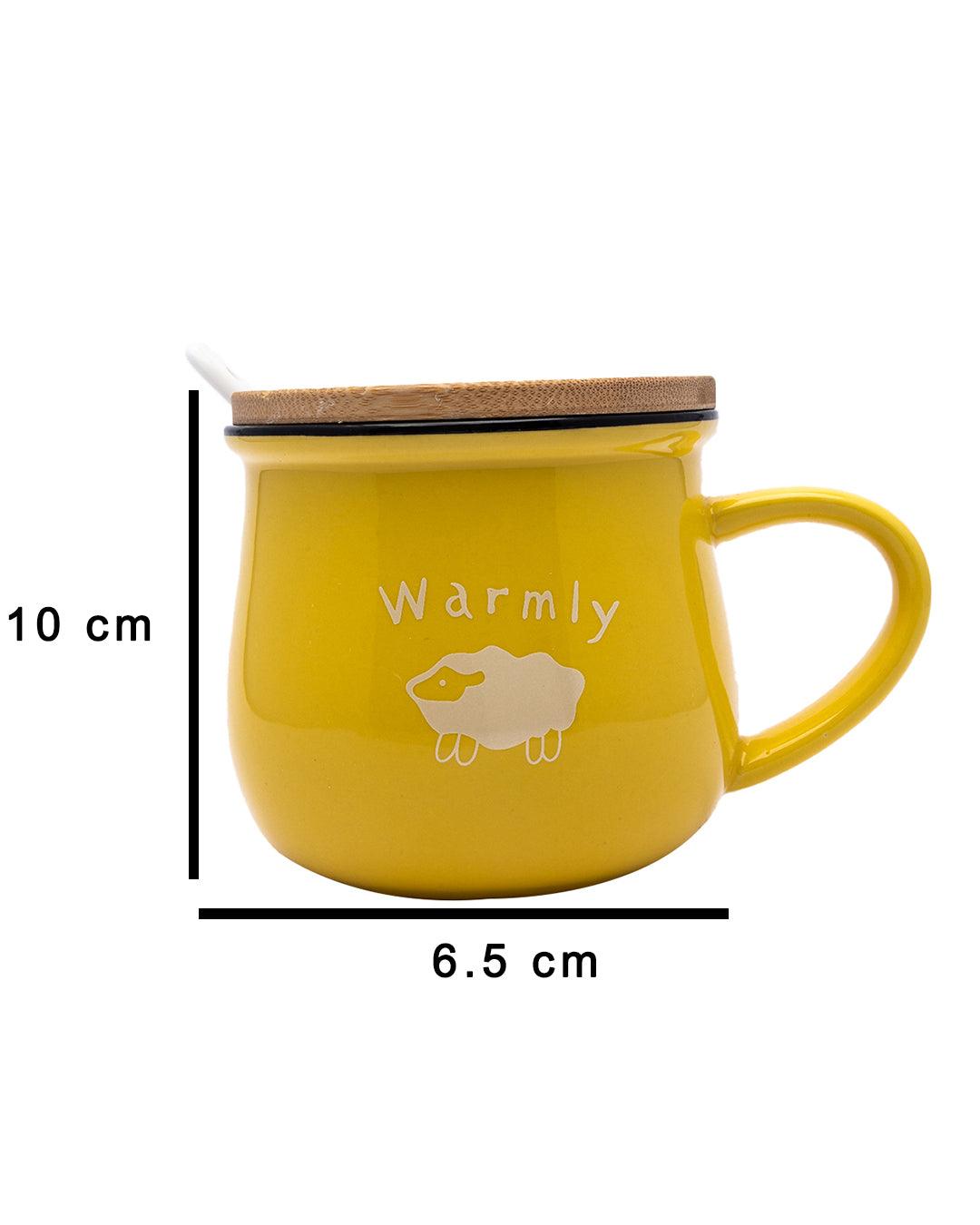 Warmly - Coffe Cup with Lid and Spoon