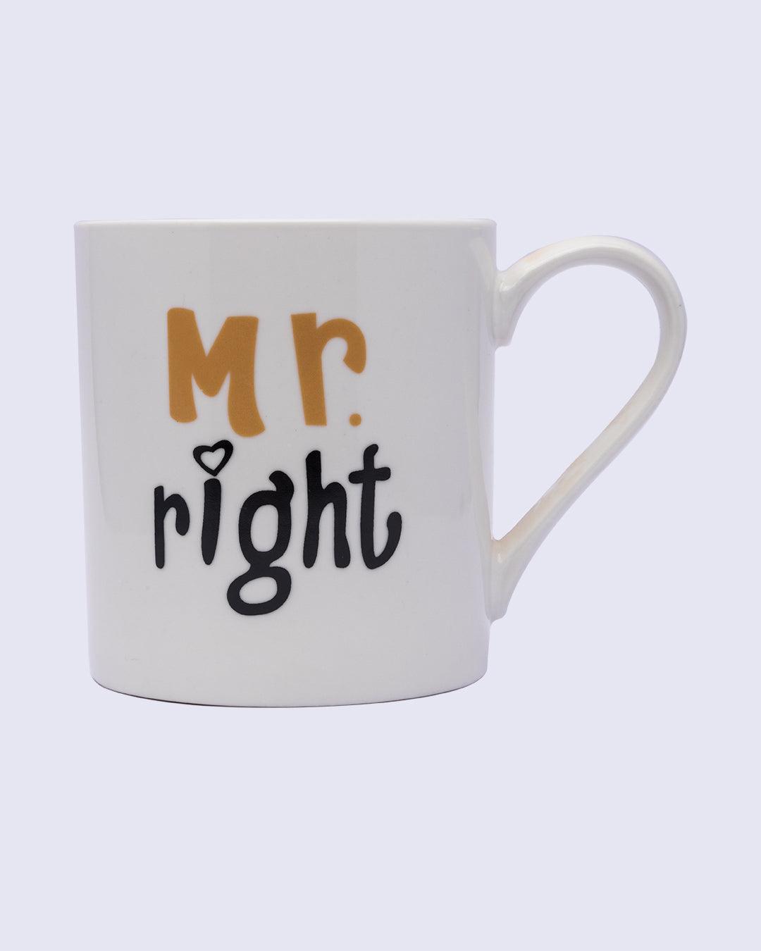 Mug, with Quotation, White, Ceramic, 500 mL - MARKET 99