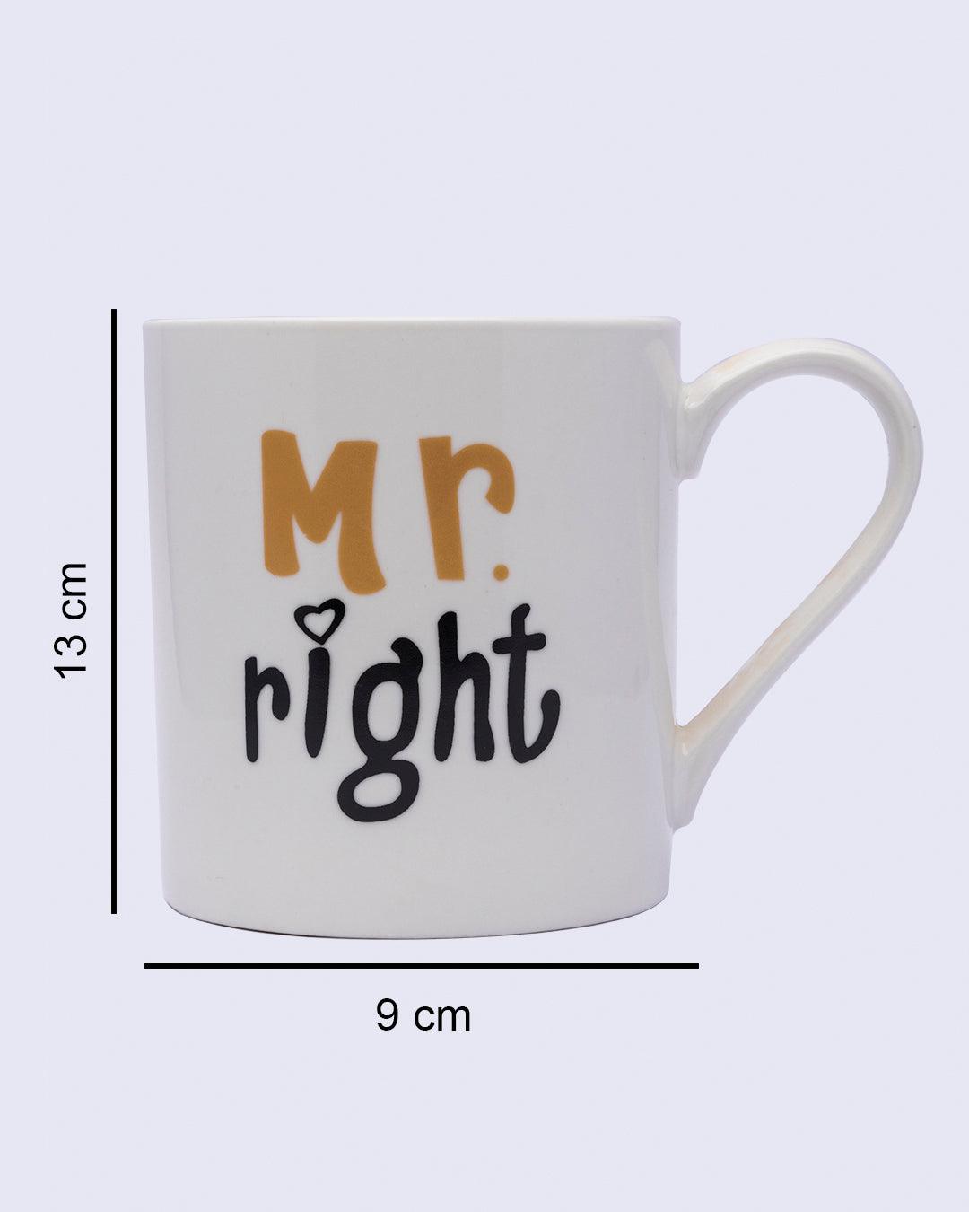 Mug, with Quotation, White, Ceramic, 500 mL - MARKET 99