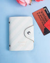 Multi Card Holder, Wallet, Chevron Print, Lime Green, PU Leather, - MARKET 99