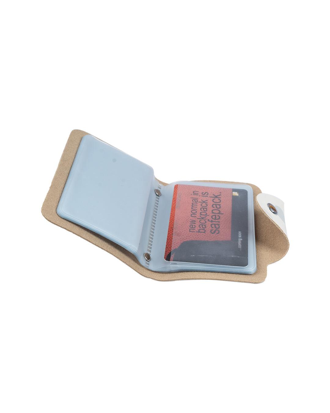 Multi Card Holder, Wallet, Grey, PU Leather, - MARKET 99