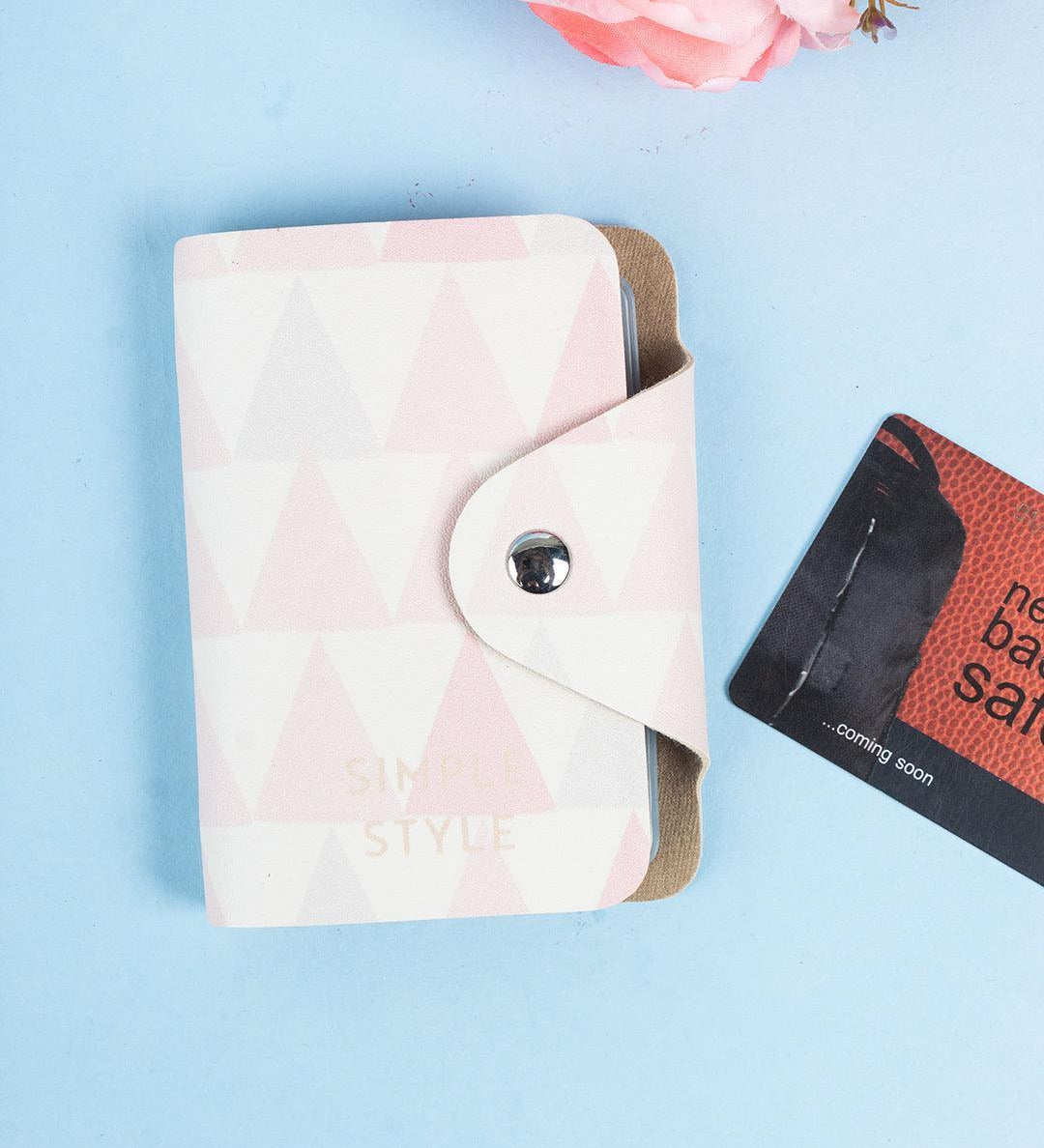 Multi Card Holder, Wallet, Pink, PU Leather, - MARKET 99