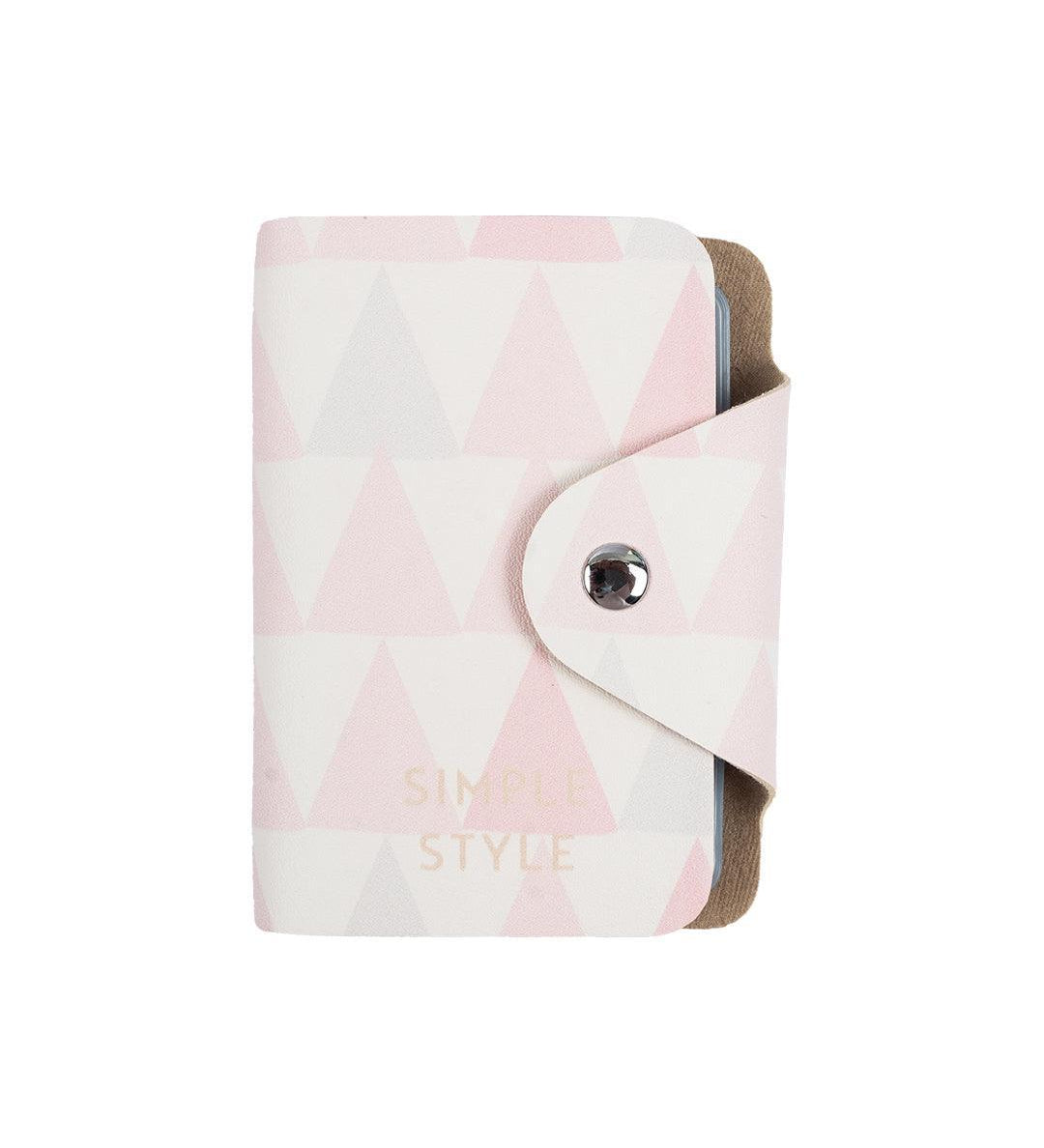 Multi Card Holder, Wallet, Pink, PU Leather, - MARKET 99