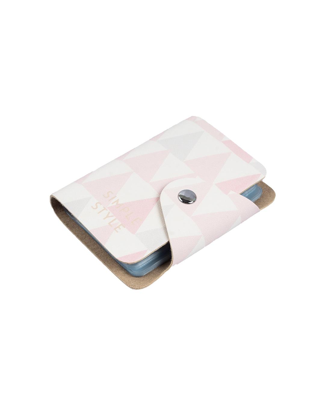 Multi Card Holder, Wallet, Pink, PU Leather, - MARKET 99