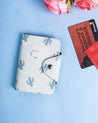 Multi Card Holder, Wallet, Printed, Cyan, PU Leather - MARKET 99
