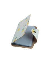 Multi Card Holder, Wallet, Printed, Light Blue, PU Leather - MARKET 99