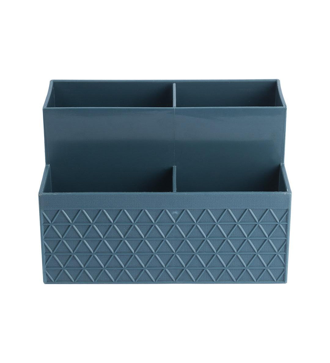Multi-Purpose Desk Organizer with 4 Compartments - Dark Cyan - MARKET 99