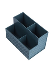 Multi-Purpose Desk Organizer with 4 Compartments - Dark Cyan - MARKET 99