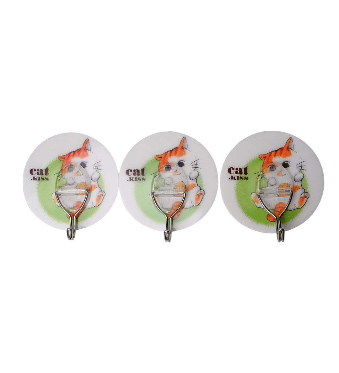Multipurpose Plastic Self-adhesive 3pc Hooks - MARKET 99