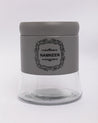 Namkeen Jar, Kitchen Storage, Airtight, Grey, Glass, 800 mL - MARKET 99