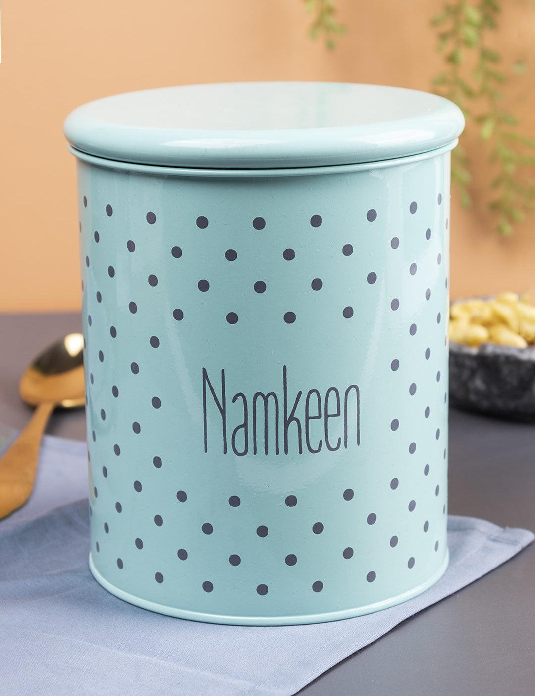 Namkeen Jar With Lid - (Green, 1700mL) - MARKET 99