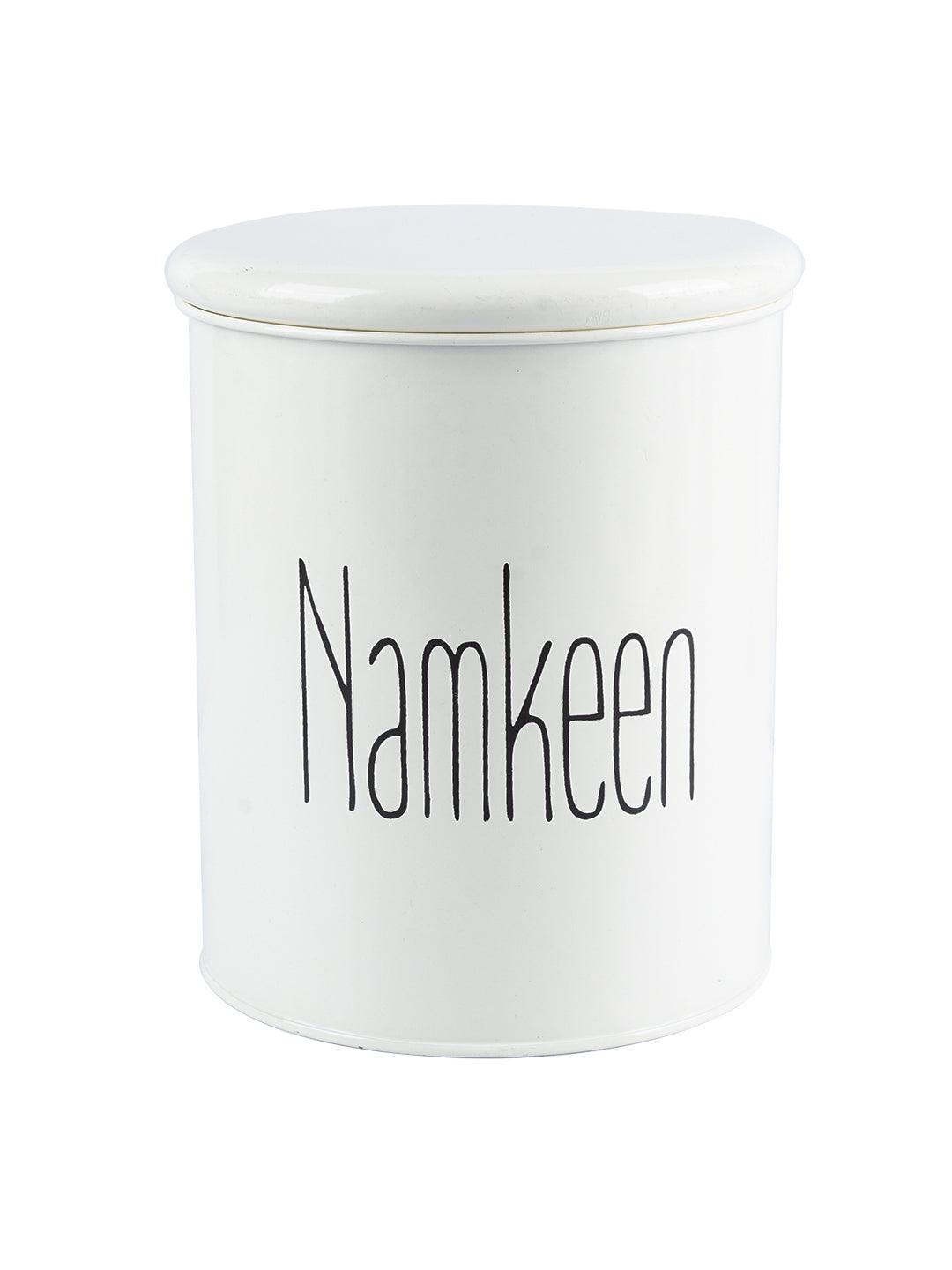 Off White Namkeen Jar With Lid (1700mL)