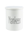 Off White Namkeen Jar With Lid (1700mL)