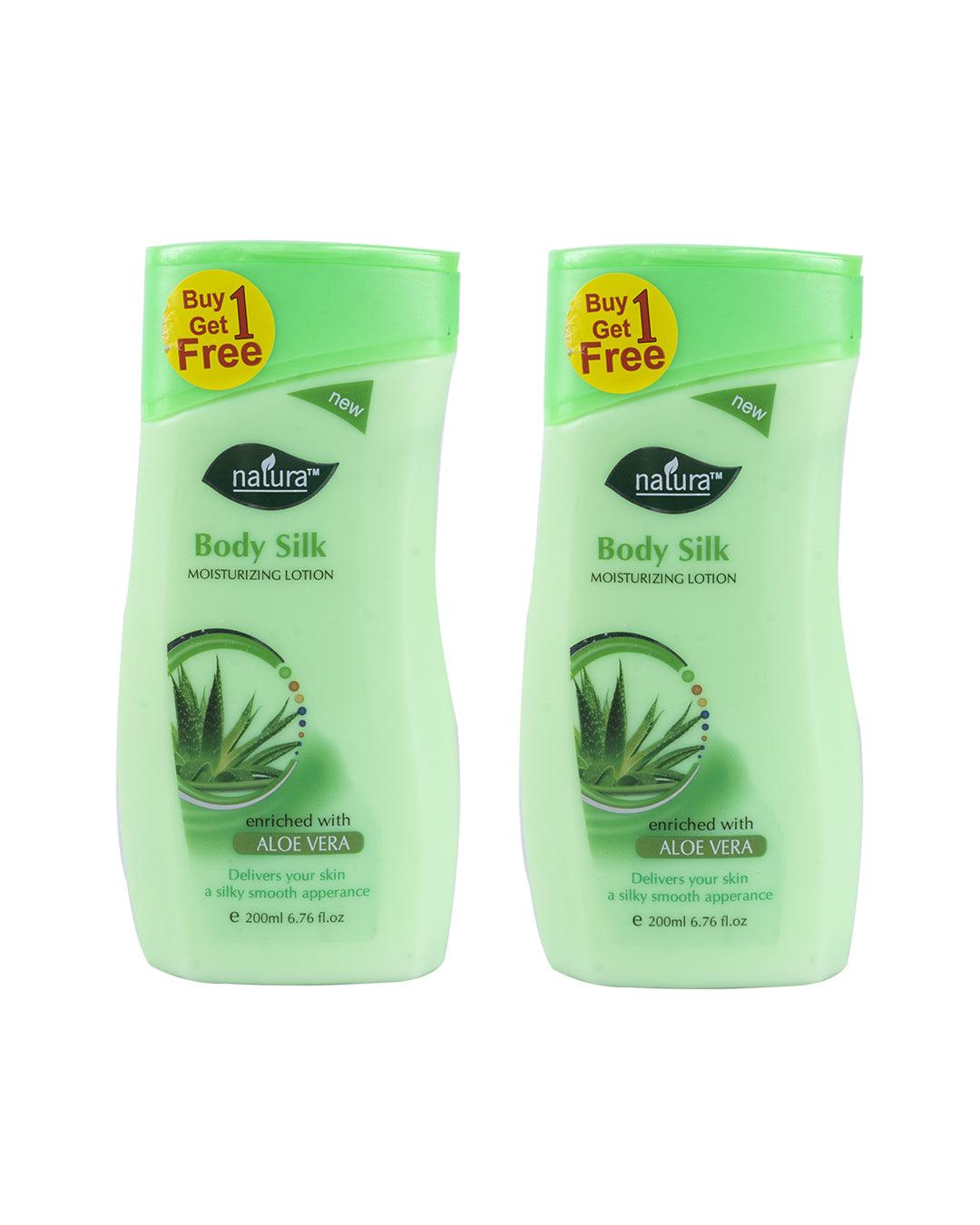 Natura Moisturizing Lotion With Aloe Vera ( Pack Of 2, Each 200 mL ) - MARKET 99