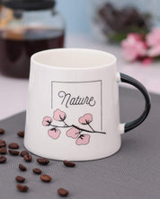 'nature' Graphic Print Ceramic Tea & Coffee Mug ( 400 mL, Microwave Safe) - MARKET 99