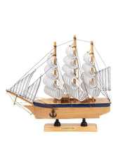 New Sailing Boat Decorative Showpiece - Brown - MARKET 99