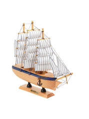 New Sailing Boat Decorative Showpiece - Brown - MARKET 99