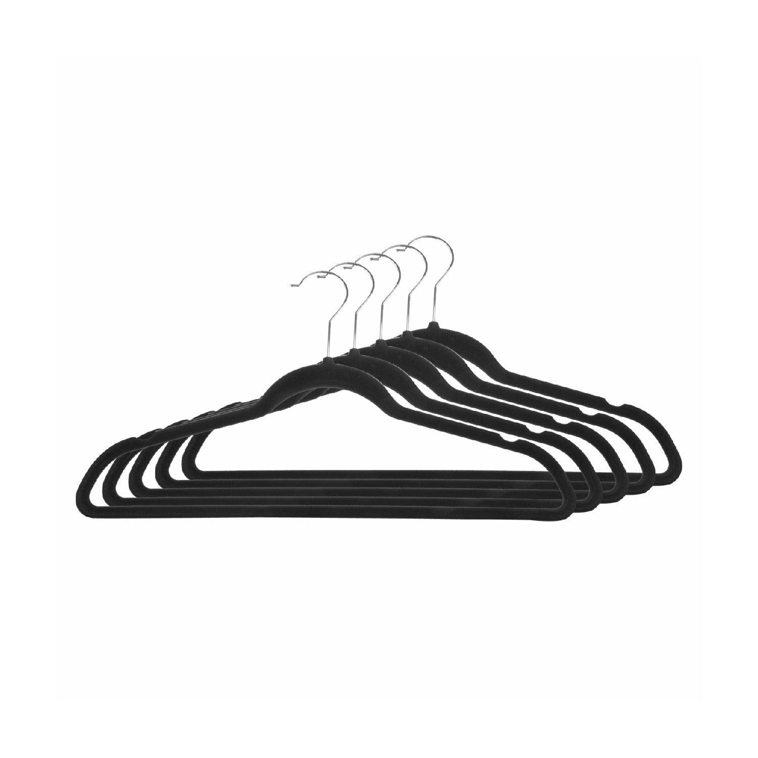 MINISO Velvet Clothes Hangers Set 10 Pcs,Non-Slip Thin Velvet