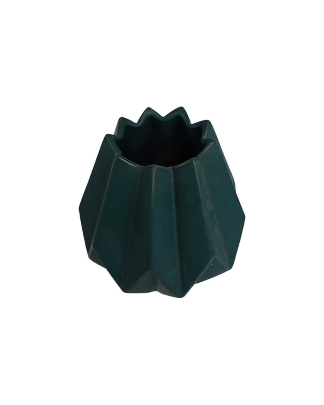 Nordic Vase, Deep Sea Green, Ceramic - MARKET 99