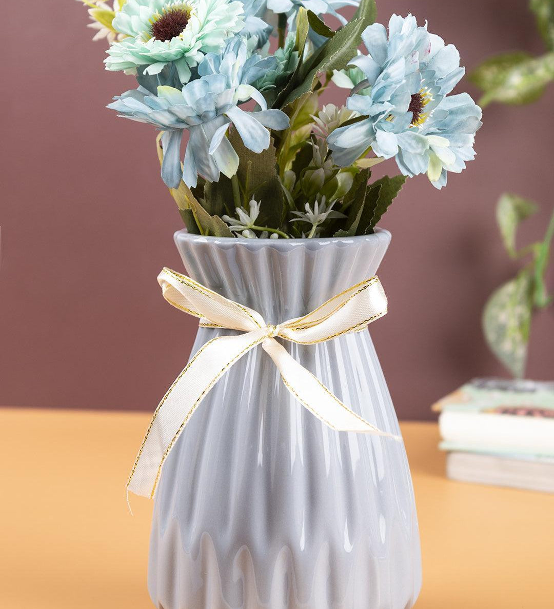 Nordic Vase, Grey, Ceramic - MARKET 99